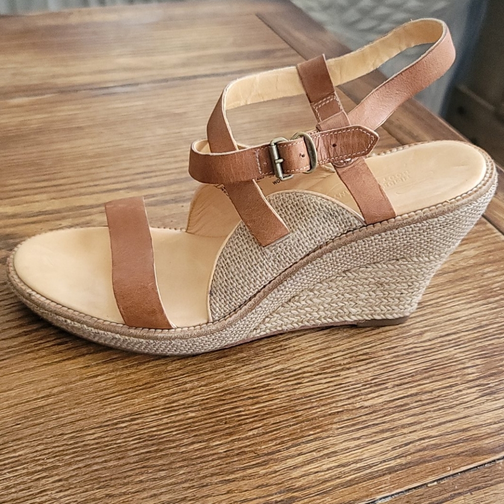TIMBERLAND Strappy Espadrille Wedges Size 9